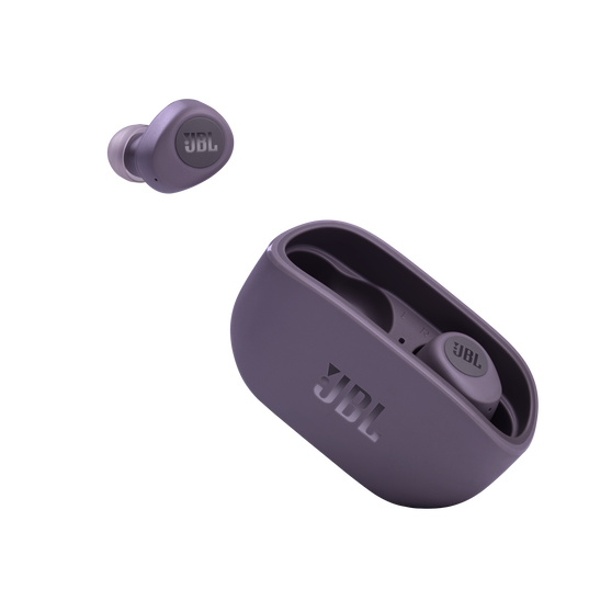 JBL Vibe 100TWS - Purple - True Wireless Earbuds - Top
